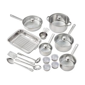 Stainless Steel 24Pc Cookware set